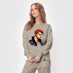 Костюм хлопковый женский Красный герой, цвет: миндальный — фото 2