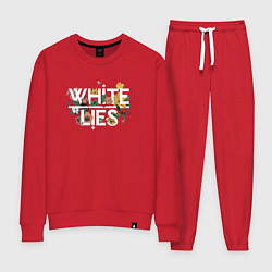 Костюм хлопковый женский White Lies - Flowers, цвет: красный