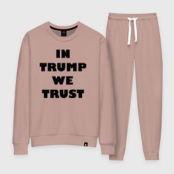 Женский костюм In Trump we trust - slogan