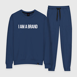 Костюм хлопковый женский I am a brand, цвет: тёмно-синий