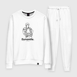 Костюм хлопковый женский BTS Dynamite Park Ji-min, цвет: белый