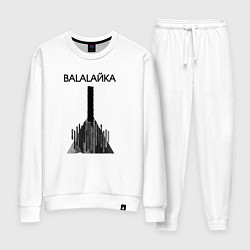 Костюм хлопковый женский Balalaйka, цвет: белый