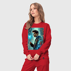 Костюм хлопковый женский Harry Potter - urban style, цвет: красный — фото 2