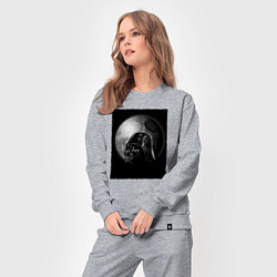 Костюм хлопковый женский Дарт Вейдер звезда смерти, цвет: меланж — фото 2