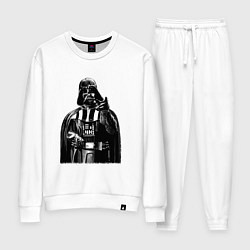 Костюм хлопковый женский Дарт Вейдер ситх, цвет: белый
