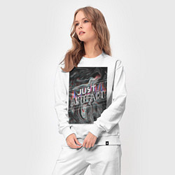 Костюм хлопковый женский Just Artefact, цвет: белый — фото 2