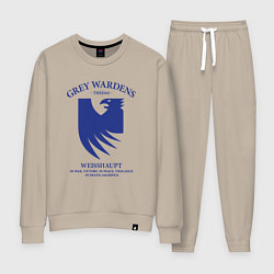 Костюм хлопковый женский Grey Wardens - Dragon Age, цвет: миндальный