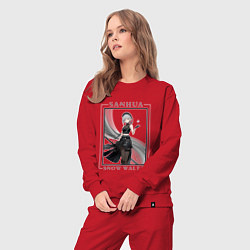 Костюм хлопковый женский Sanhua Snow Waltz, цвет: красный — фото 2