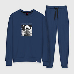 Костюм хлопковый женский Galactic gambit, цвет: тёмно-синий