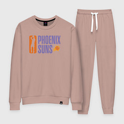 Костюм хлопковый женский Phoenix Suns play, цвет: пыльно-розовый