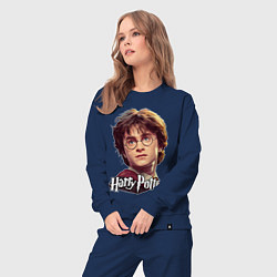 Костюм хлопковый женский Harry Potter wizard, цвет: тёмно-синий — фото 2