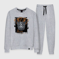 Костюм хлопковый женский Трансформеры знак десептиконов, цвет: меланж