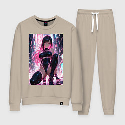 Женский костюм Тифа Локхарт из Final Fantasy VII в стиле киберпан