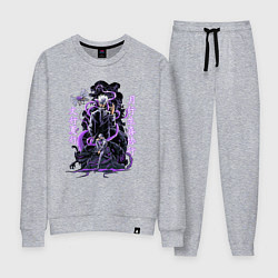 Костюм хлопковый женский Магическая битва Сатору Годжо сильнейший, цвет: меланж