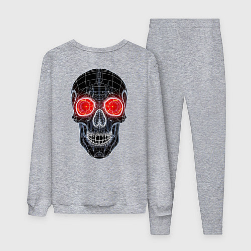 Женский костюм Halloween skull / Меланж – фото 2