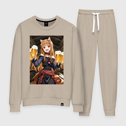 Женский костюм Волчица Холо с кружками пива