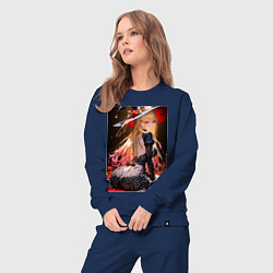 Костюм хлопковый женский Марин Китагава косплей ведьмочки, цвет: тёмно-синий — фото 2