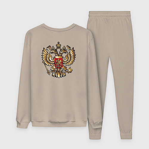 Женский костюм Герб: слава россии / Миндальный – фото 2