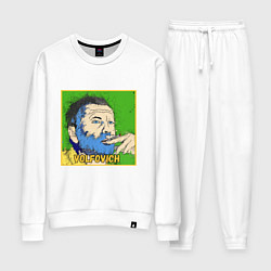 Костюм хлопковый женский Volfovich ART, цвет: белый