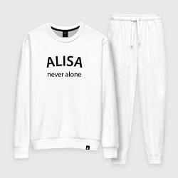 Костюм хлопковый женский Alisa - never alone, цвет: белый