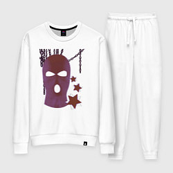 Женский костюм Розовая гранж Y2K балаклава