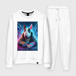Женский костюм Cool bull terrier - cyberpunk