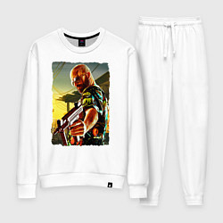 Костюм хлопковый женский Max Payne, цвет: белый