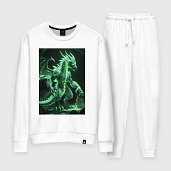 Женский костюм Зеленый магический дракон