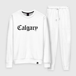 Костюм хлопковый женский Calgary - Canada, цвет: белый