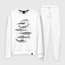 Женский костюм Корюшка пошла и рыбалка началась