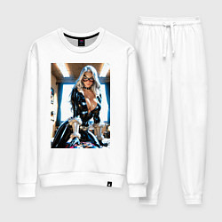 Женский костюм Черная кошка в комнате