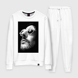 Костюм хлопковый женский Леон персонаж, цвет: белый