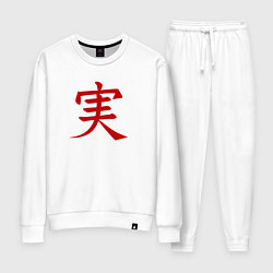 Женский костюм Красный японский иероглиф правды