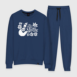 Женский костюм Ленивец среди цветов