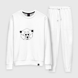 Женский костюм Геометрическая морда медведя