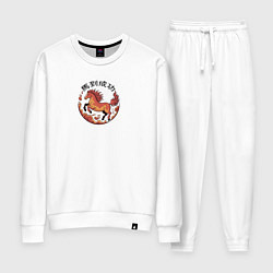 Женский костюм Огненная лошадь и пожелание удачи