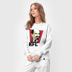 Костюм хлопковый женский KFC Lenin, цвет: белый — фото 2