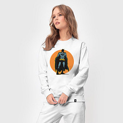 Костюм хлопковый женский Cool Batman, цвет: белый — фото 2