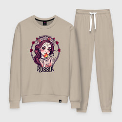 Женский костюм Русская девушка в узорах