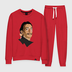 Костюм хлопковый женский Дали, цвет: красный