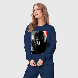 Костюм хлопковый женский John Wick killer, цвет: тёмно-синий — фото 2