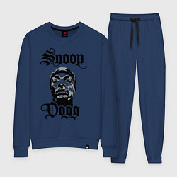 Костюм хлопковый женский Snoop Dogg Face, цвет: тёмно-синий