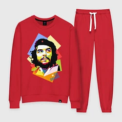 Костюм хлопковый женский Che Guevara Art, цвет: красный