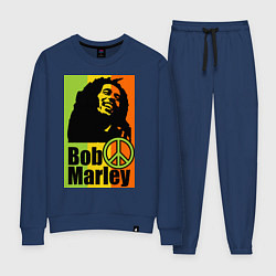 Костюм хлопковый женский Bob Marley: Jamaica, цвет: тёмно-синий