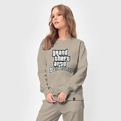 Костюм хлопковый женский GTA San Andreas, цвет: миндальный — фото 2