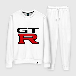 Костюм хлопковый женский Gtr, цвет: белый