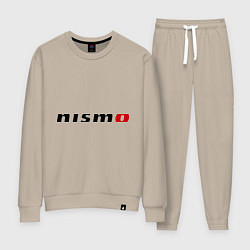 Костюм хлопковый женский Nismo, цвет: миндальный
