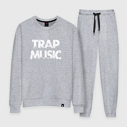 Костюм хлопковый женский Trap music, цвет: меланж