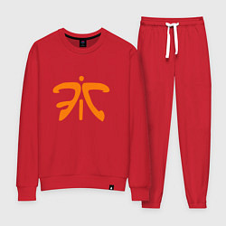 Костюм хлопковый женский Fnatic Logo, цвет: красный