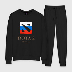 Костюм хлопковый женский Dota 2: Russia, цвет: черный